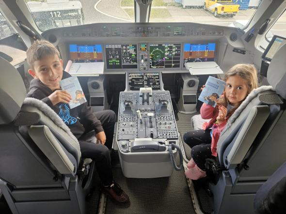 Bulgaria Air delighted children on June 1 and 2 with pilot's book